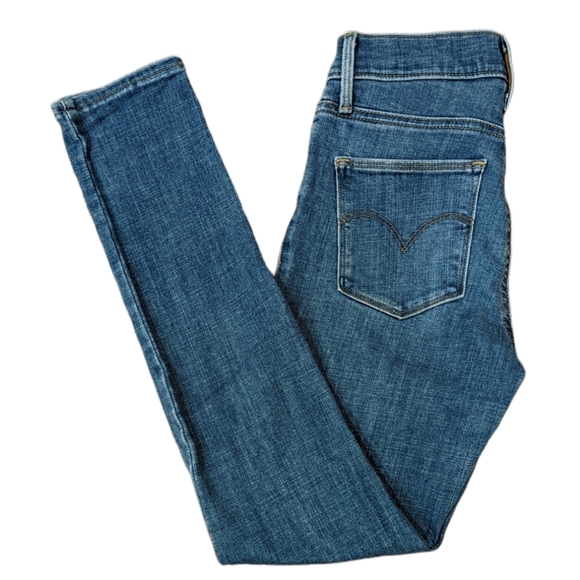 Levi's Slimming Skinny Mid-Rise Medium Wash  Skinny Jeans - Picture 5 of 8